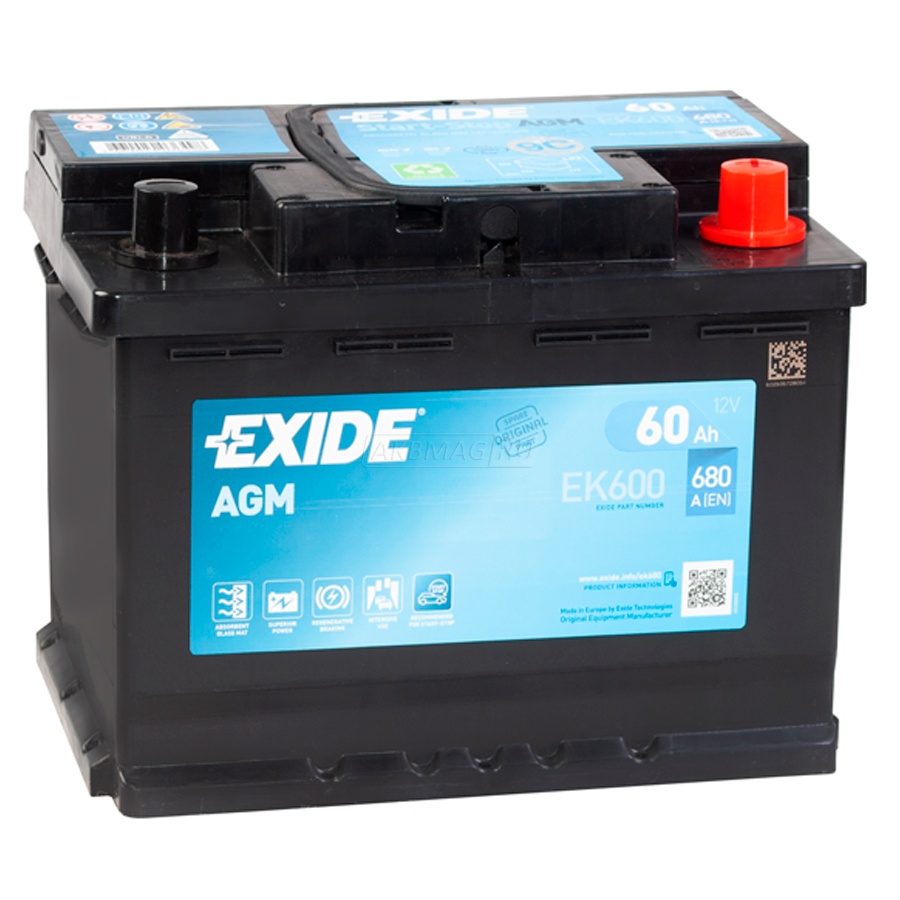 Аккумуляторы exide 60